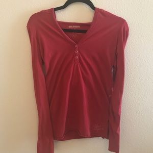 [true religion] Red Hoodie